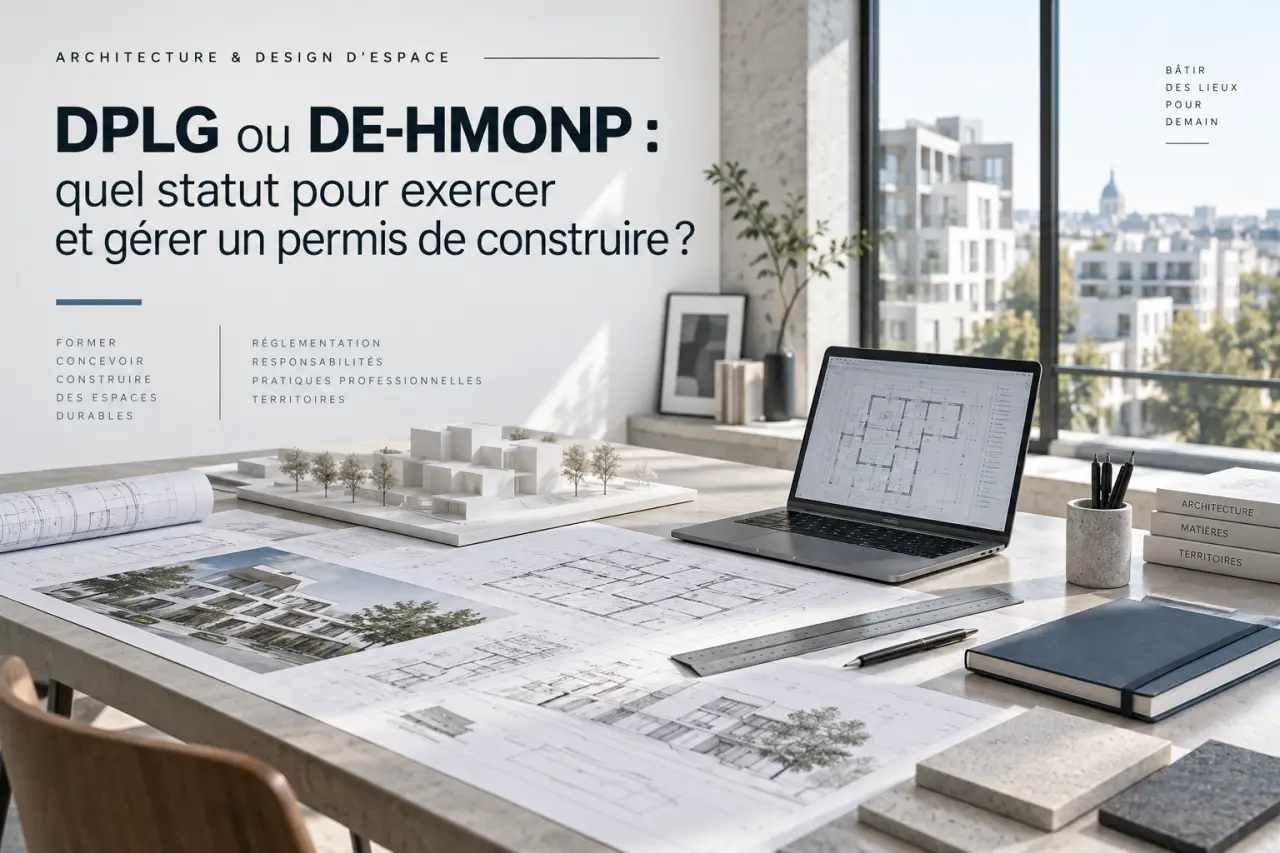 DPLG ou DE-HMONP : quel statut pour exercer et gérer un permis de construire ?