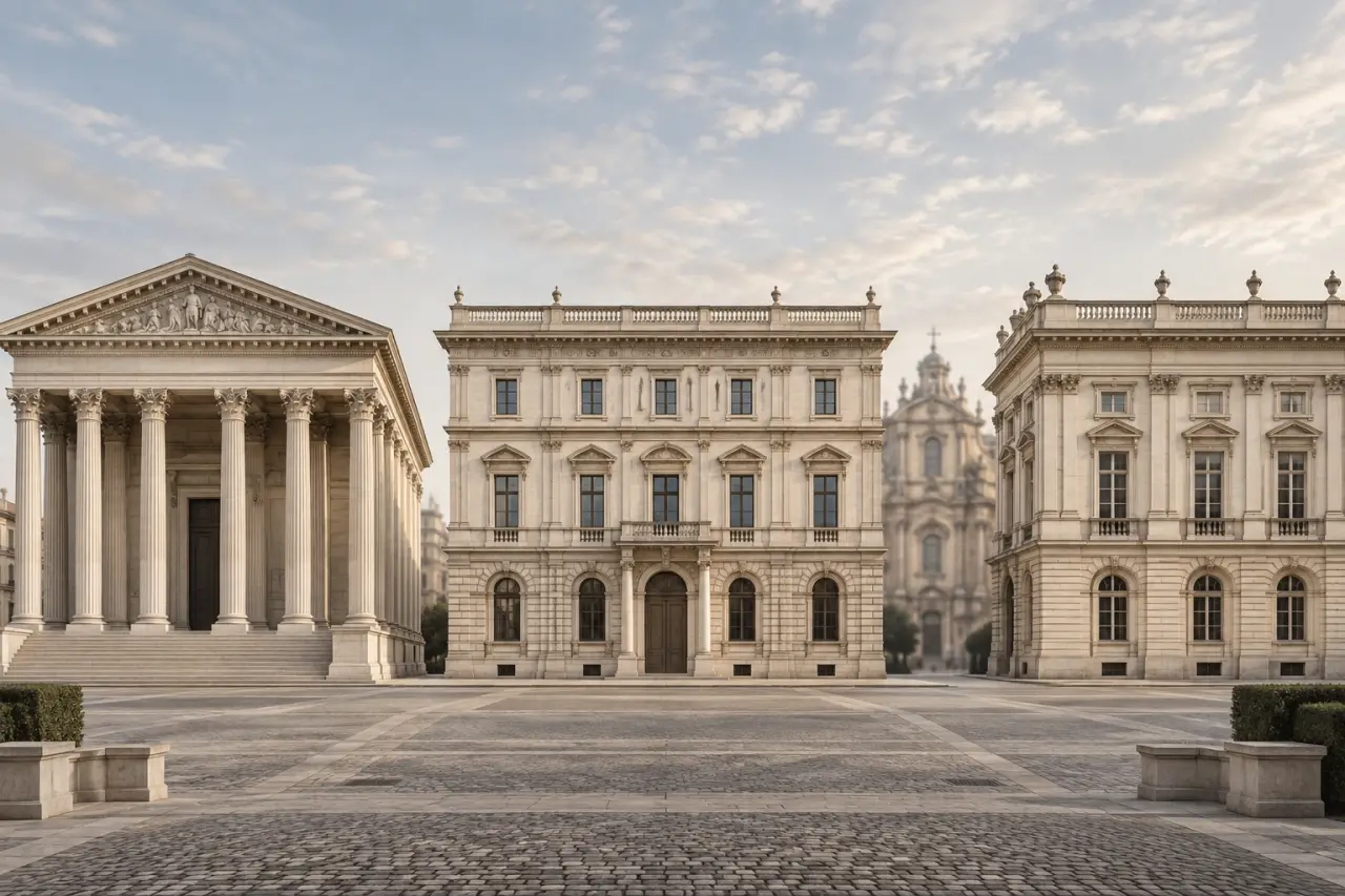 Architecture classique : 3 niveaux de façade pour la reconnaître face au baroque