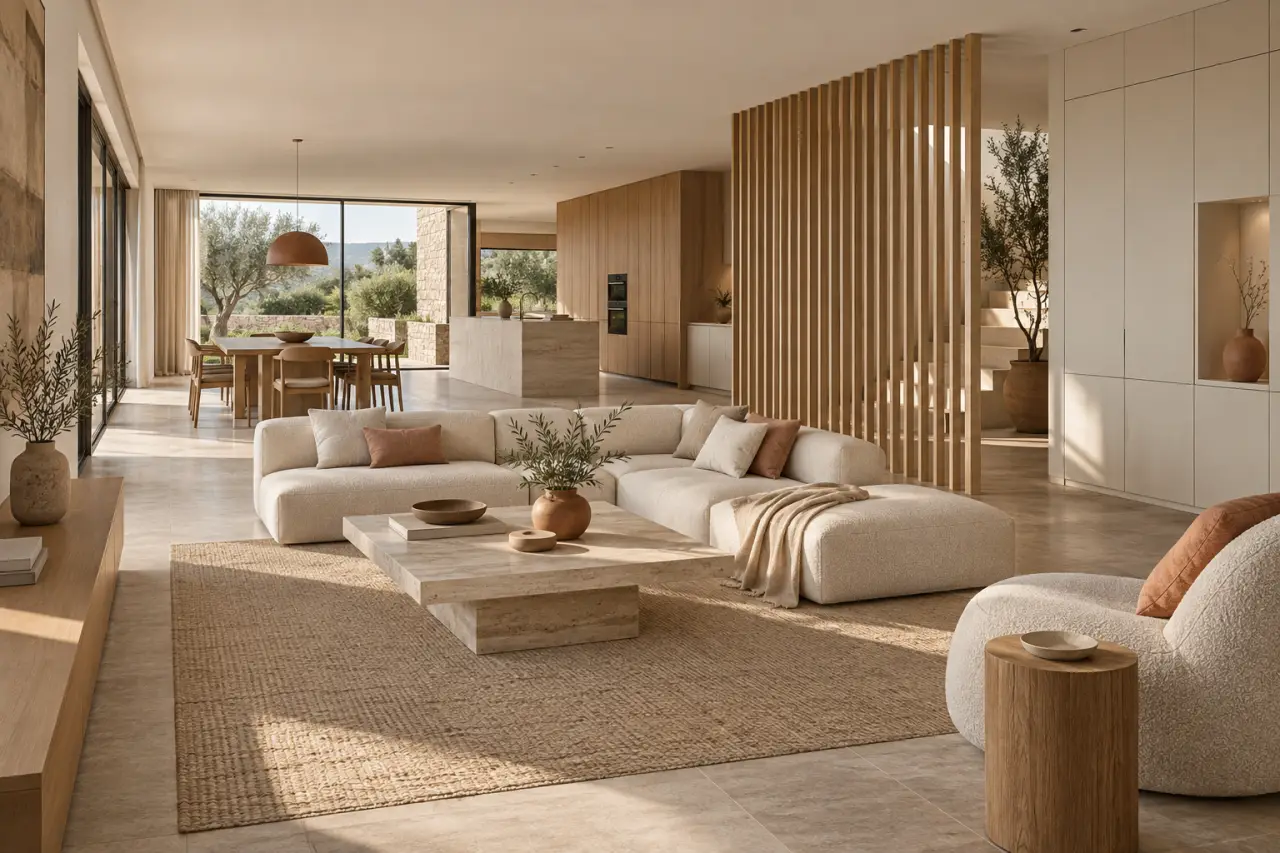 Maison minimaliste : 3 choix qui libèrent l’espace, structurent l’intérieur et le réchauffent