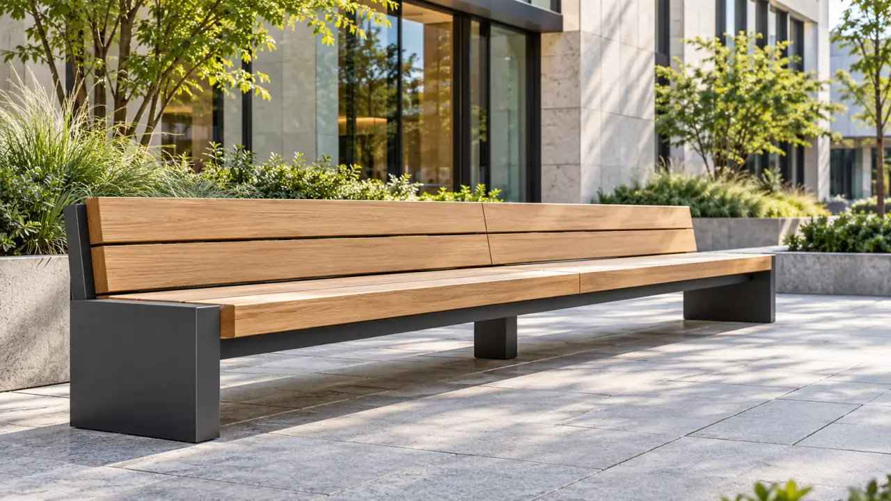Banc urbain design : le bon choix se joue aussi dans la pose et l’entretien