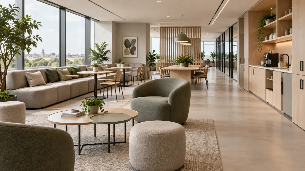 Mobilier de salle de pause en entreprise : du confort sans encombrer les lieux